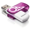 ATMINTINĖ Philips USB 2.0 64GB Vivid Edition Magic Violetinė