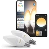 Philips Hue E14 3,7W Światło balta (1000-20000K) B39 świeczka 2-pak