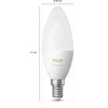 „Philips Hue“ E14 3,7 W „Balta“ lemputė (1000–20000 K) B39 žvakė