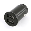 Platinet automobilinis pakrovėjas 2xUSB 2.1A, juodas (44992)