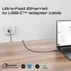 „Promate CLink-RJ45“ laidas USB-C į Ethernet 10/100/1000Mbps / 5m