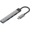 „Promate LiteHub-4“ USB-C šakotuvas, 3xUSB2.0 + USB3.0