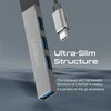 „Promate LiteHub-4“ USB-C šakotuvas, 3xUSB2.0 + USB3.0