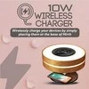 Garsiakalbis Promate Mirth 3in1 / Naktinė lempa / Bluetooth garsiakalbis 10W / Qi belaidis įkrovimas / LED laikrodis