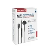 Ausinės Promate MonoPod Ergonomic Mono MFI Certified In-Ear su laidu Earphones Lightning / 1.3m