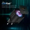 PROMATE PowerPort-33 GaNFast įkroviklio adapteris 33W / USB-C PD / USB-A
