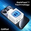 „Promate PowerPort-45 GaNFast™“ sieninis įkroviklis 45 W / QC3.0 / PD45 W