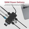 PROMATE PrimeHub-Mini 8in1 USB-C šakotuvas HDMI 4K / LAN / PD 100W / SD / 3x USB 3.0