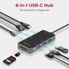PROMATE PrimeHub-Mini 8in1 USB-C šakotuvas HDMI 4K / LAN / PD 100W / SD / 3x USB 3.0