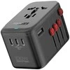 „Promate TripMate-GaN100 GaNFast™“ kelių prievadų sieninis įkroviklis, 100 W / ES/JAV/JK/AU