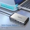 PROMATE VersaHub-MST 13 viename dvigubas USB-C multimedijos šakotuvas / dvigubas 4K HDMI / USB3.0 / 150 W