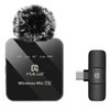 Belaidis Lavalier mikrofonas PULUZ PU648B (USB-C)