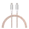 Qualo QCS-CC-00 šviečiantis USB-C laidas / 1m / 3A