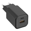 Qualo QLSN-CA-65-01 Nano PD Network Charger Adapteris USB-C / USB-A / 65W