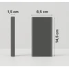 Qualo QPB10-LD-23-18 Power Bank 10000 mAh / LED / 23W