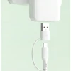 Qualo QRC-CC+A-00 Cable 2in1 USB-C – USB-C / USB-A adapter / 1.5m / baltas