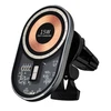 Qualo QTUS-K-15-07 Transparent Car Air Vent Holder with Charging 15W