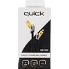 Usorteret Quick QB-100 pintas 4in1 daugiafunkcis įkrovimo ir duomenų kabelis 1.2m