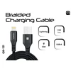 USB kabelis Quick USB-A - Lightning 1,5 m juodas (4752168141243)