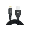 USB kabelis Quick USB-A - Lightning 1,5 m juodas (4752168141243)