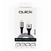 USB kabelis Quick USB-A - Lightning 1,5 m pilkas (4752168141250)