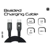 USB kabelis Quick USB-C - USB-C 1,5 m juodas (4752168141267)