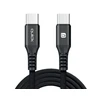 USB kabelis Quick USB-C - USB-C 1,5 m juodas (4752168141267)