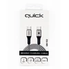 Quick USB-C - USB-C kabelis 1,5 m pilkas (4752168141274)