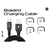 USB kabelis Quick USB-A - USB-C 1,5 m raudonas (4752168141281)