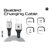 USB kabelis Quick USB-A - USB-C 1,5 m pilkas (4752168141298)