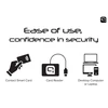 Quick Greitas QR-511 išmaniojo asmens tapatybės kortelių skaitytuvas su USB