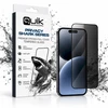 Quik Accessories PRIVACY SHARK serijos aukščiausios kokybės visiškai dengiantis grūdintas stiklas, skirtas Samsung Galaxy S25 Ultra