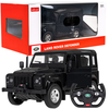 Land Rover Defender juoda RASTAR modelis 1:14 Zdalnie sterowanie auto + Pilot 2,4 GHz + Ręcznie otwierane drzwi