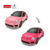 RASTAR R/C 1:24 Volkswagen Beetle nuotolinio valdymo automobilis - keičianti spalvą (rožinis)