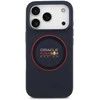 Red Bull Raudona Bull Raudona Bull Silicone Raudona Ring MagSafe dėklas skirtas Apple iPhone 17 Pro Navy mėlynos spalvos