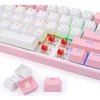 Klaviatūra Redragon K617 Fizz RGB baltas/pink
