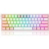 Klaviatūra Redragon K617 Fizz RGB baltas/pink