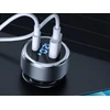 Automobilinis įkroviklis USB, USB-C Remax RCC215, 58.5W (juodas)