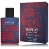 Replay Signature Raudona Dragon EDT tualetinis vanduo vyrams, 50 ml