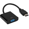 RoGer Adapteris to Transfer HDMI to VGA (+Audio) Juodas