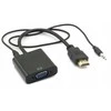RoGer Adapteris to Transfer HDMI to VGA (+Audio) Juodas
