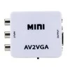 „RoGer“ adapteris RCA į VGA signalo perdavimui (+garsas) Baltas