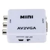 „RoGer“ adapteris RCA į VGA signalo perdavimui (+garsas) Baltas