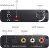 „RoGer“ DAC 192 kHz 24 bitų S/PDIF į RCA keitiklis su 3,5 mm ausinių lizdu / optinis / bendraašis