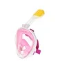 RoGer Full Dry snorkling Mask S/M Rožinė