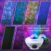 Roger Žvaigždžių projektoriaus naktinė šviesa Bluetooth garsiakalbis baltas