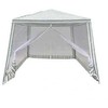 Roger Palapinė sodo vakarėlių paviljonas komercinė pavėsinė Balta 2,4X2,4 m