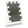 Kosmetinis veidrodėlis su LED lempomis ir USB jungtimi, 30x40cm