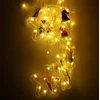 Roger LED užuolaidų žibintai su figūromis 3 m 125LED šiltai baltos spalvos