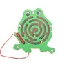 RoGer Magnetic Ball Labyrinth su LED garsu Frog Žalias